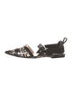 Fendi Zucca FF Logo PVC Slingback Flats