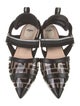Fendi Zucca FF Logo PVC Slingback Flats
