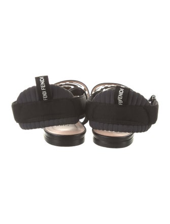 Fendi Zucca FF Logo PVC Slingback Flats