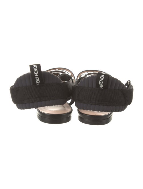 Fendi Zucca FF Logo PVC Slingback Flats