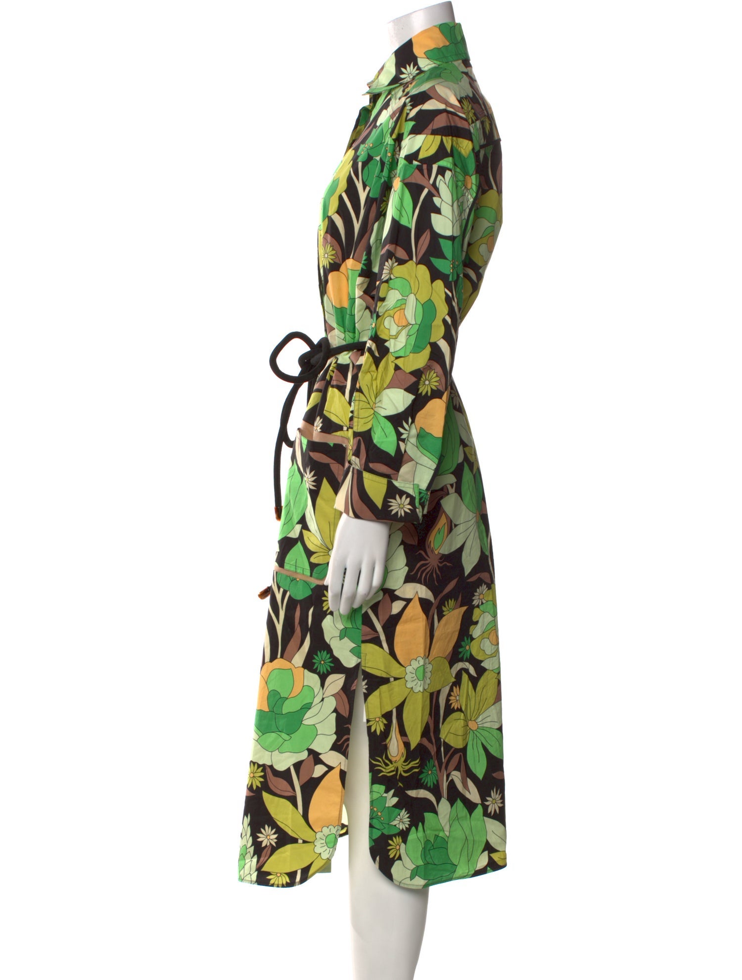 Fendi Floral Print Long Dress