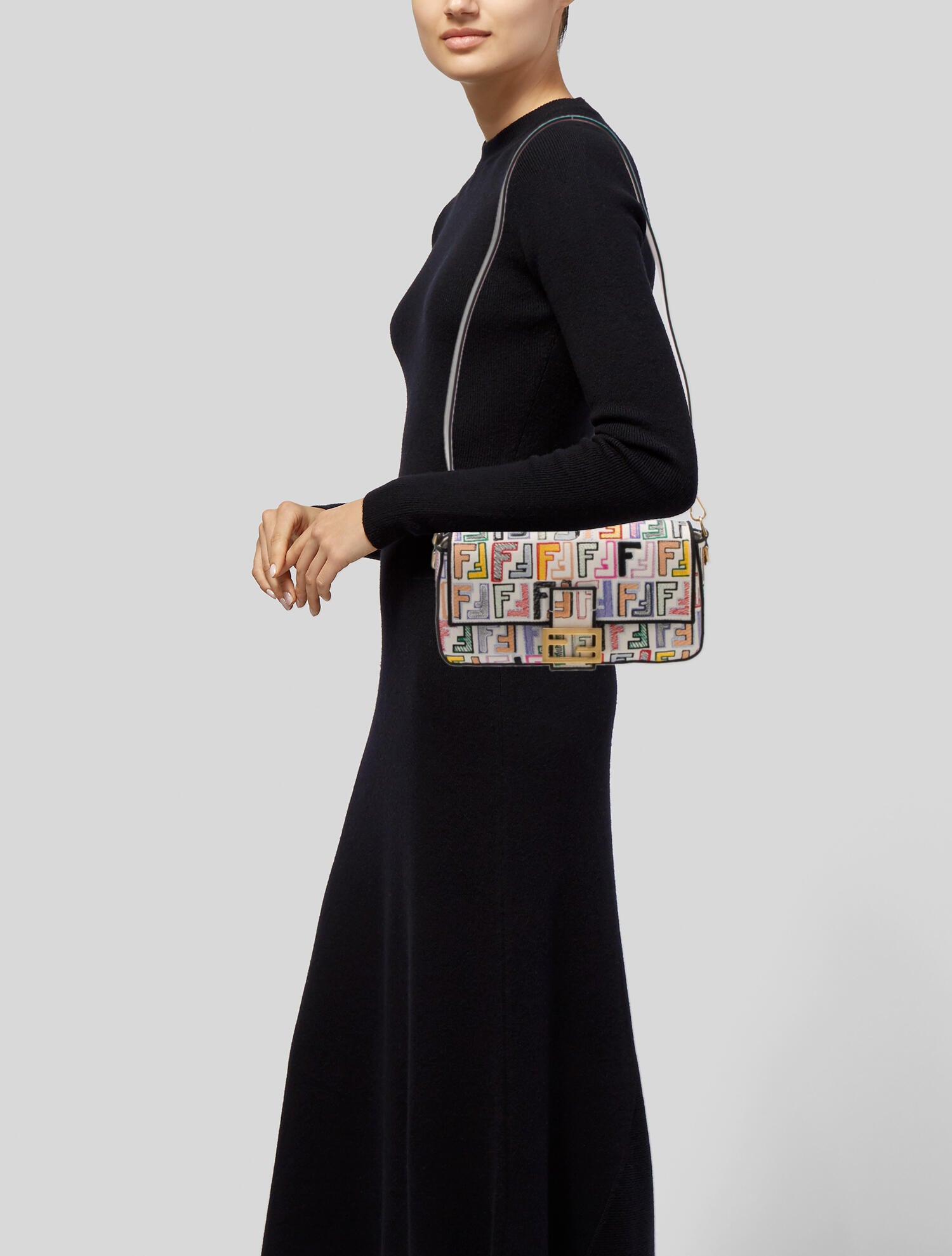 Saint Laurent Small Patchwork Monogram Jamie Shoulder Bag