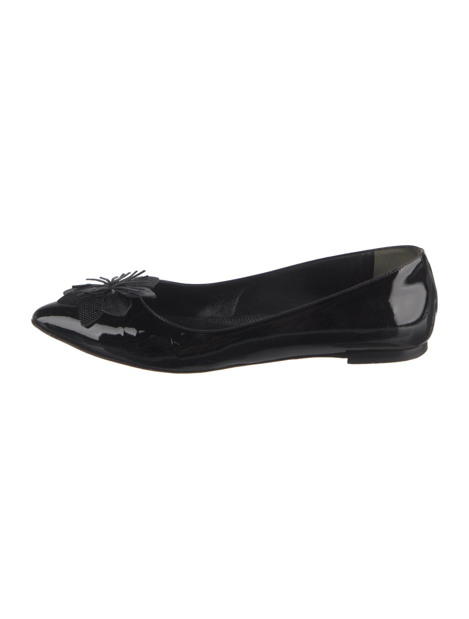 Fendi Patent Leather Ballet Flats