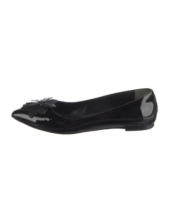 Fendi Patent Leather Ballet Flats
