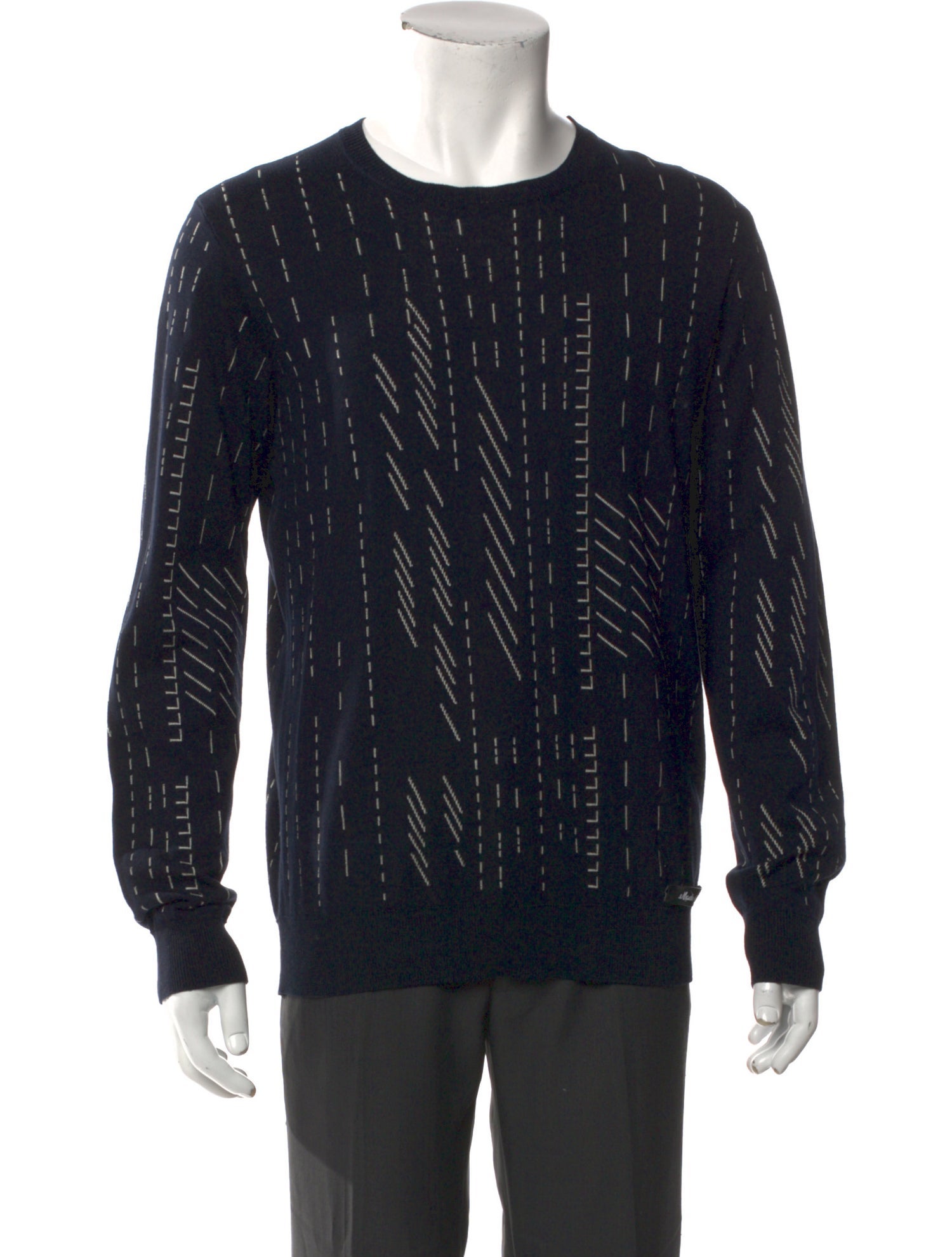 Fendi Crew Neck Long Sleeve Pullover