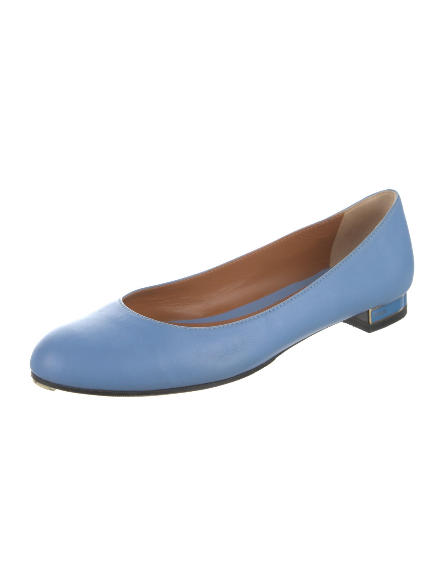 Fendi Leather Ballet Flats
