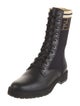 Fendi Zucca FF Logo Printed Combat Boots