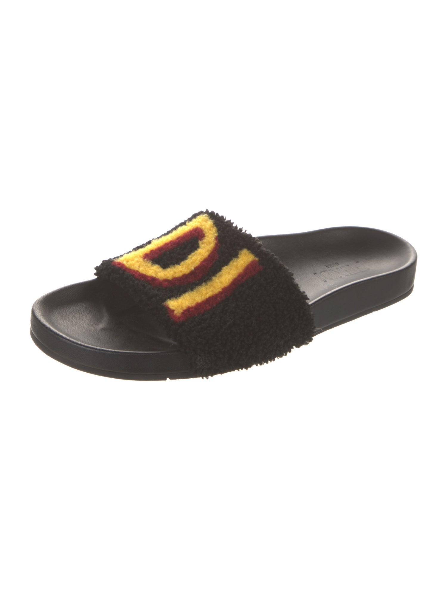 Fendi Terry Cloth Printed Slides