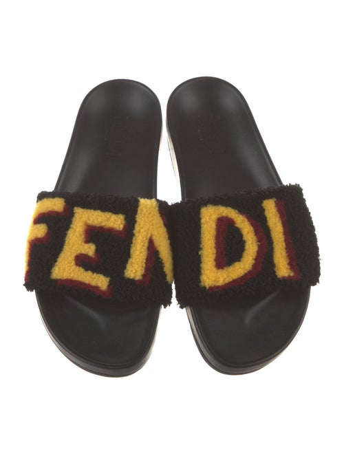 Fendi Terry Cloth Printed Slides