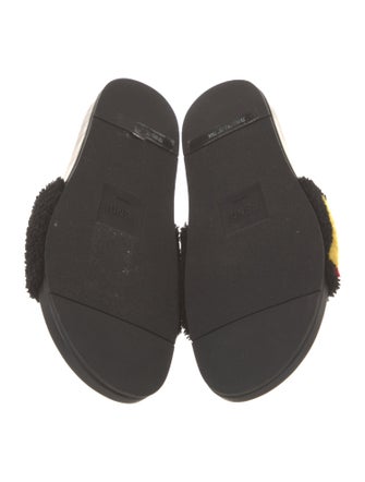 Fendi Terry Cloth Printed Slides