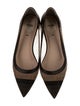 Fendi Zucca FF Logo Mesh Ballet Flats