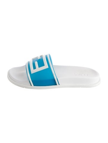 Fendi Sandals Rubber Printed Slides 9