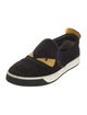 Fendi Suede Studded Accents Loafers