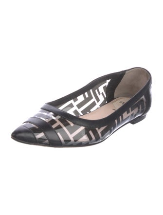 Fendi Zucca FF Logo PVC Flats