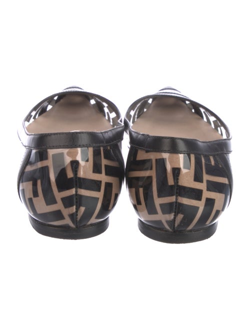 Fendi Zucca FF Logo PVC Flats