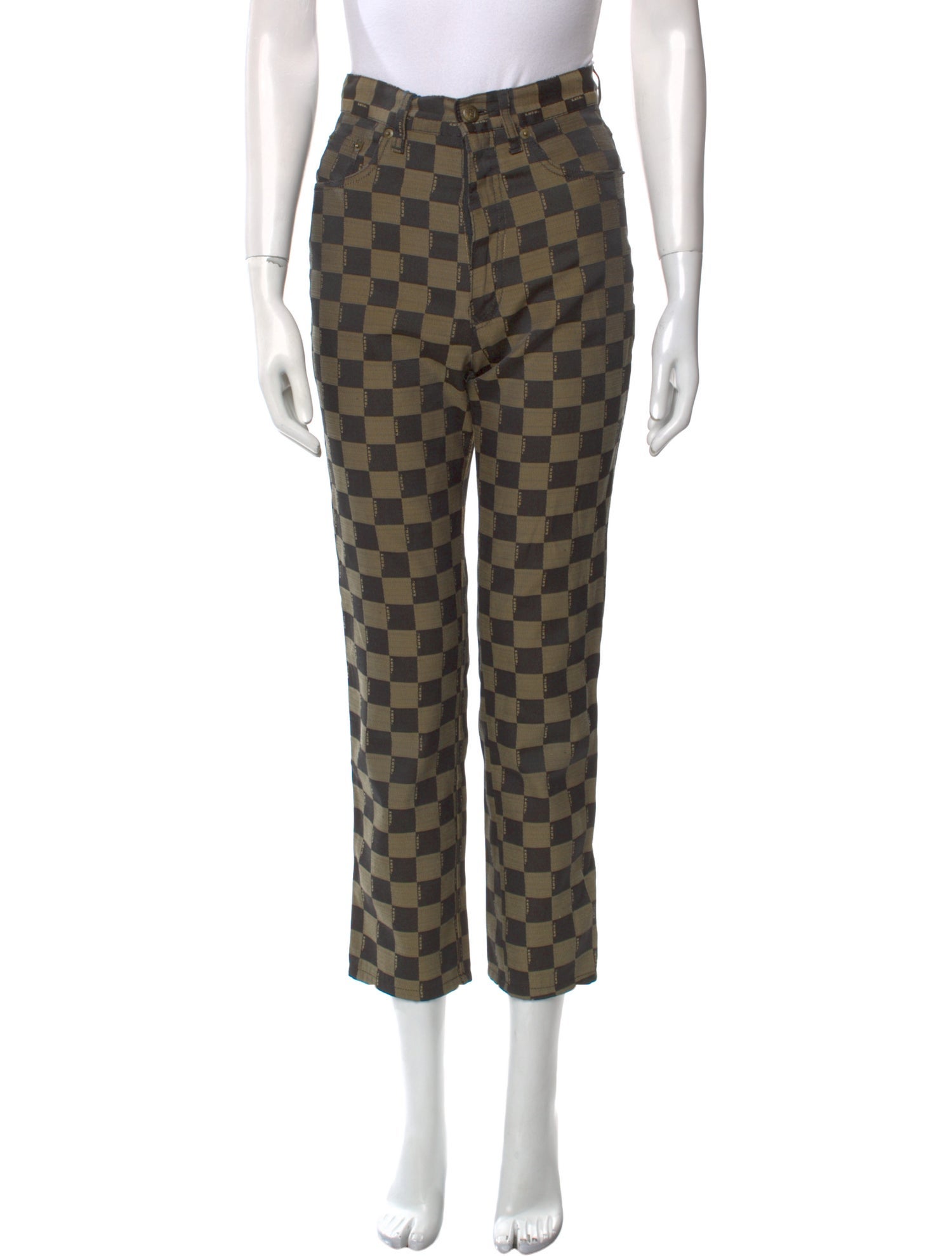 Fendi Vintage Straight Leg Pants