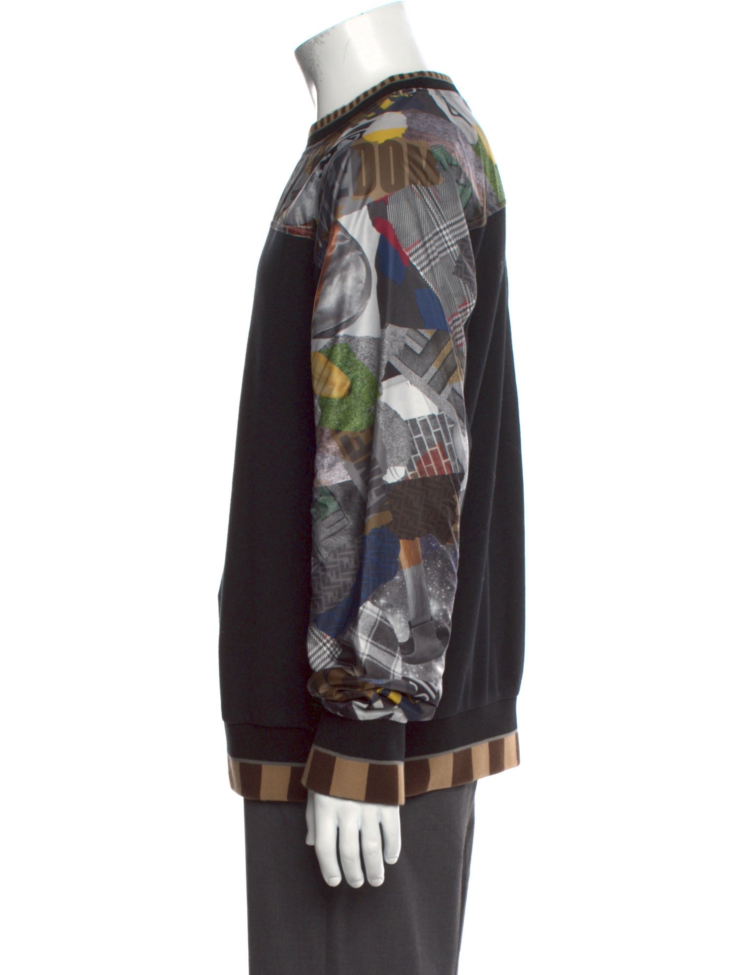 Fendi Printed Crew Neck Sweatshirt