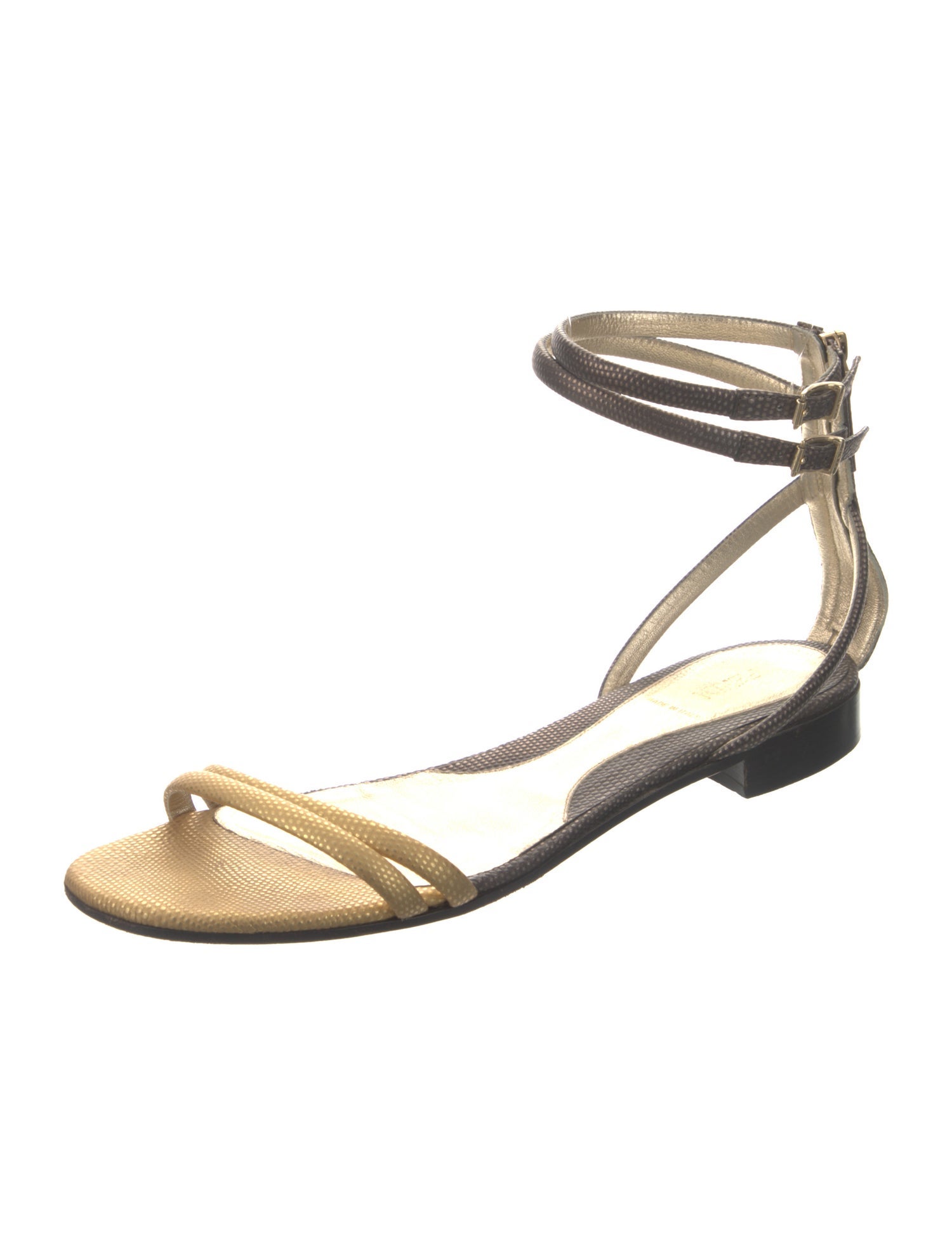 Fendi Leather Sandals