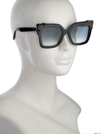 Fendi Square Gradient Sunglasses