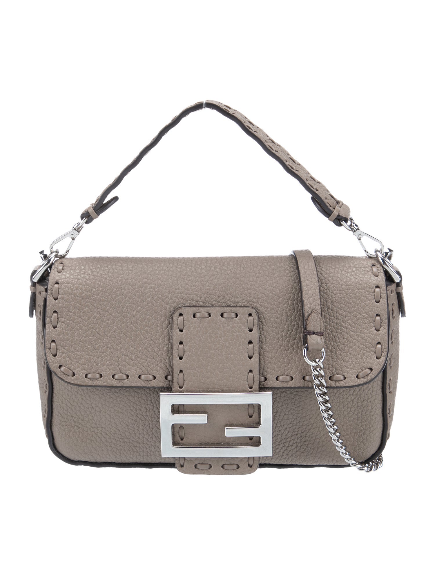 Fendi Leather Baguette Mini 2024