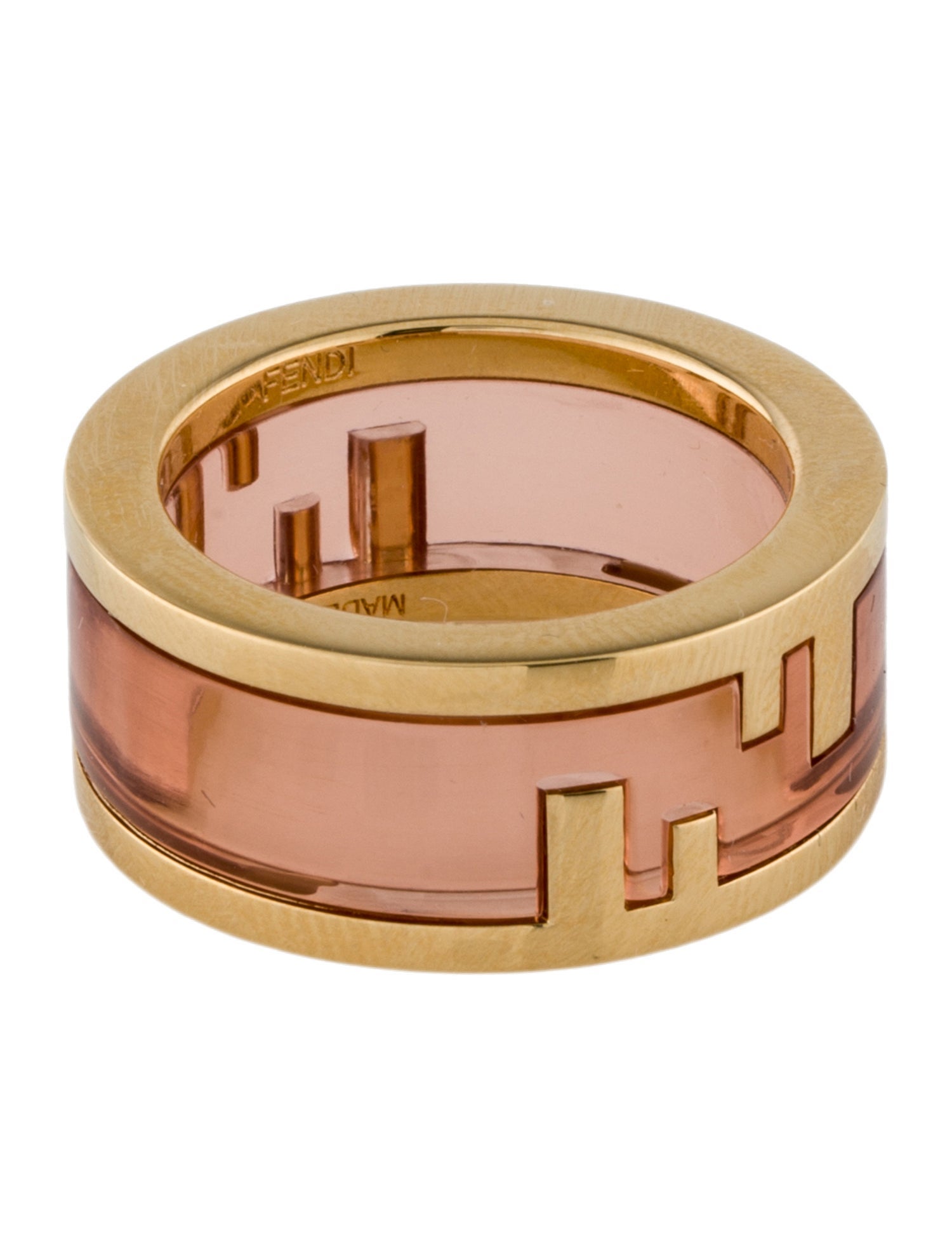 Fendi Resin Band Ring