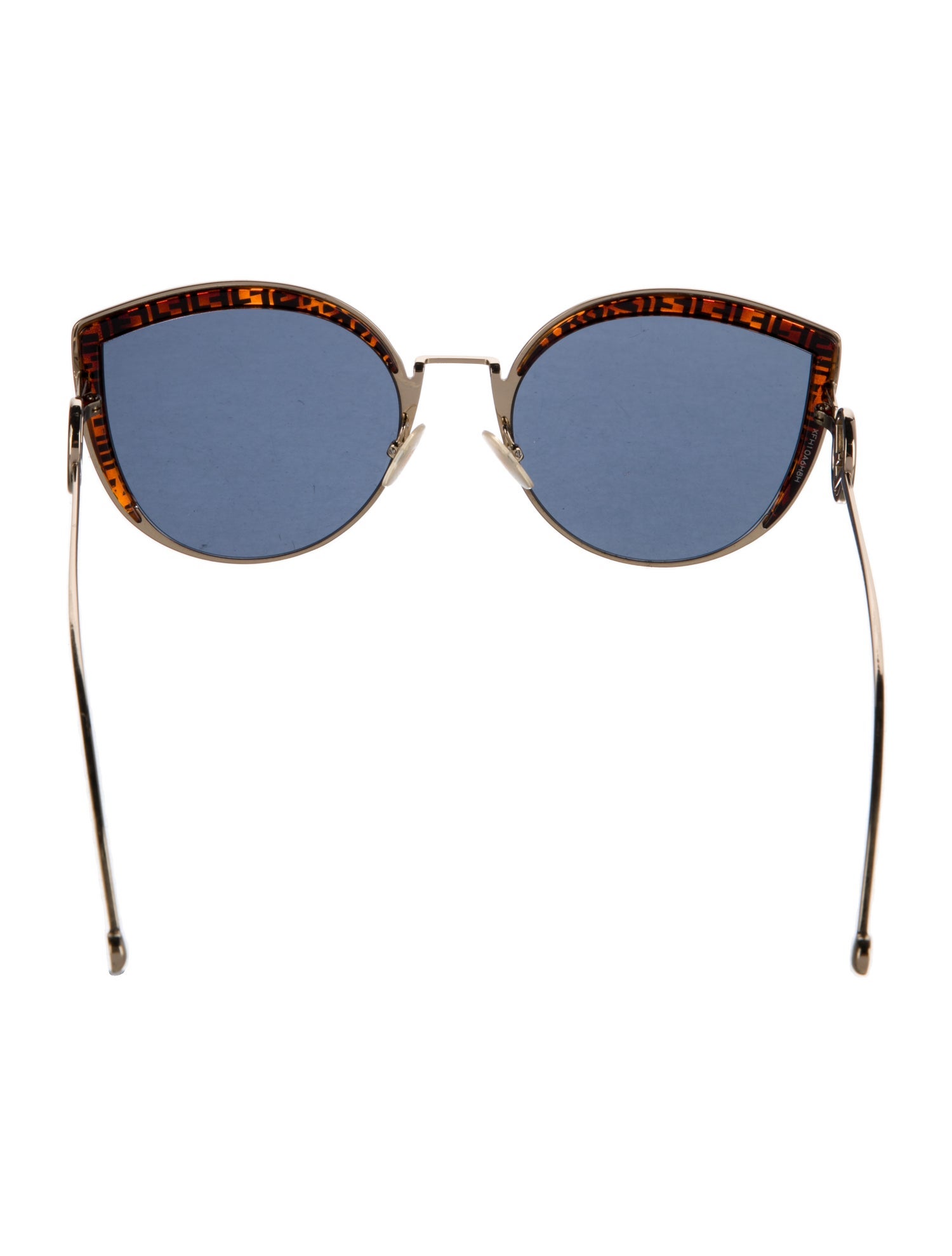 Fendi Zucca FF Logo Cat-Eye Sunglasses