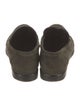 Fendi Chain-Link Accent Suede Loafers