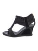 Fendi Patent Leather T-Strap Sandals