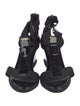 Fendi Patent Leather T-Strap Sandals