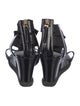 Fendi Patent Leather T-Strap Sandals