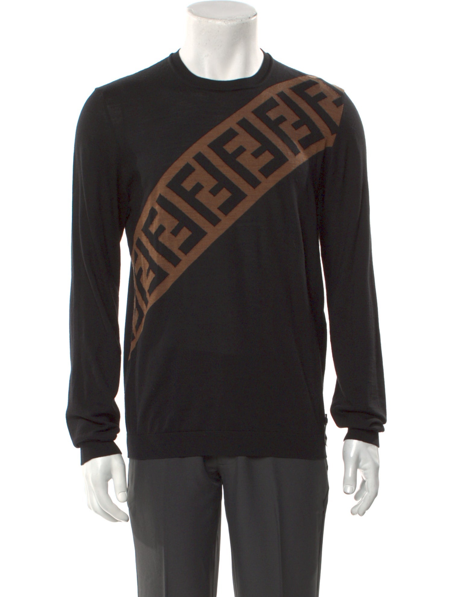 Fendi Zucca FF Logo Wool Pullover