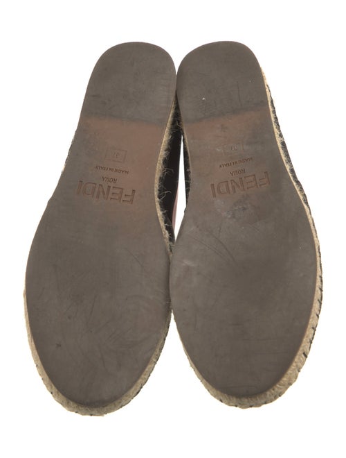 Fendi Zucca FF Logo Mesh Espadrilles
