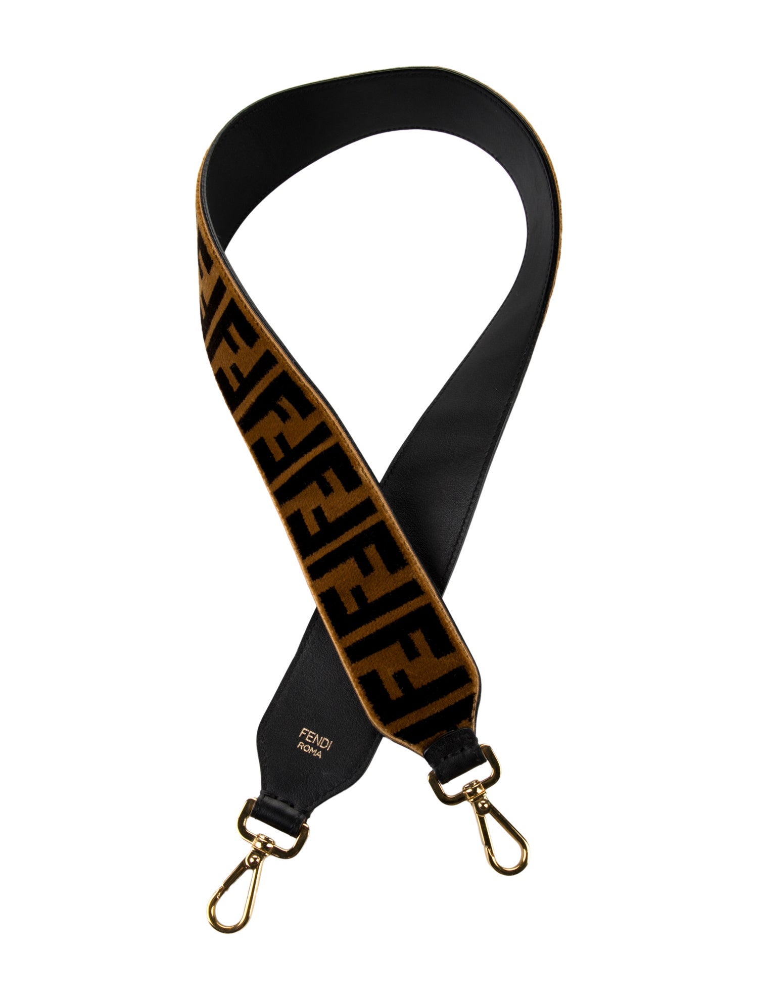 Fendi Zucca FF Logo Bag Strap