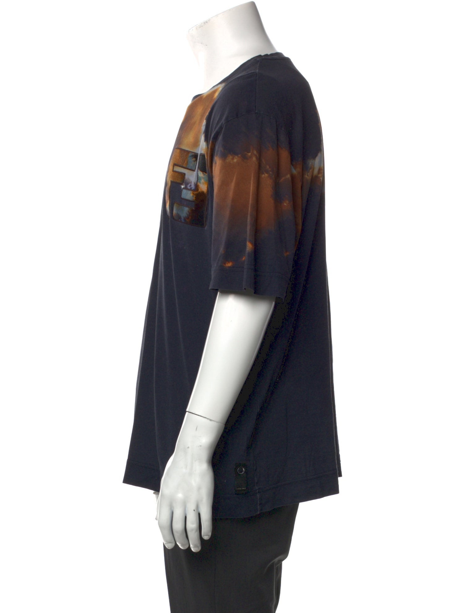 Fendi Printed Crew Neck T-Shirt