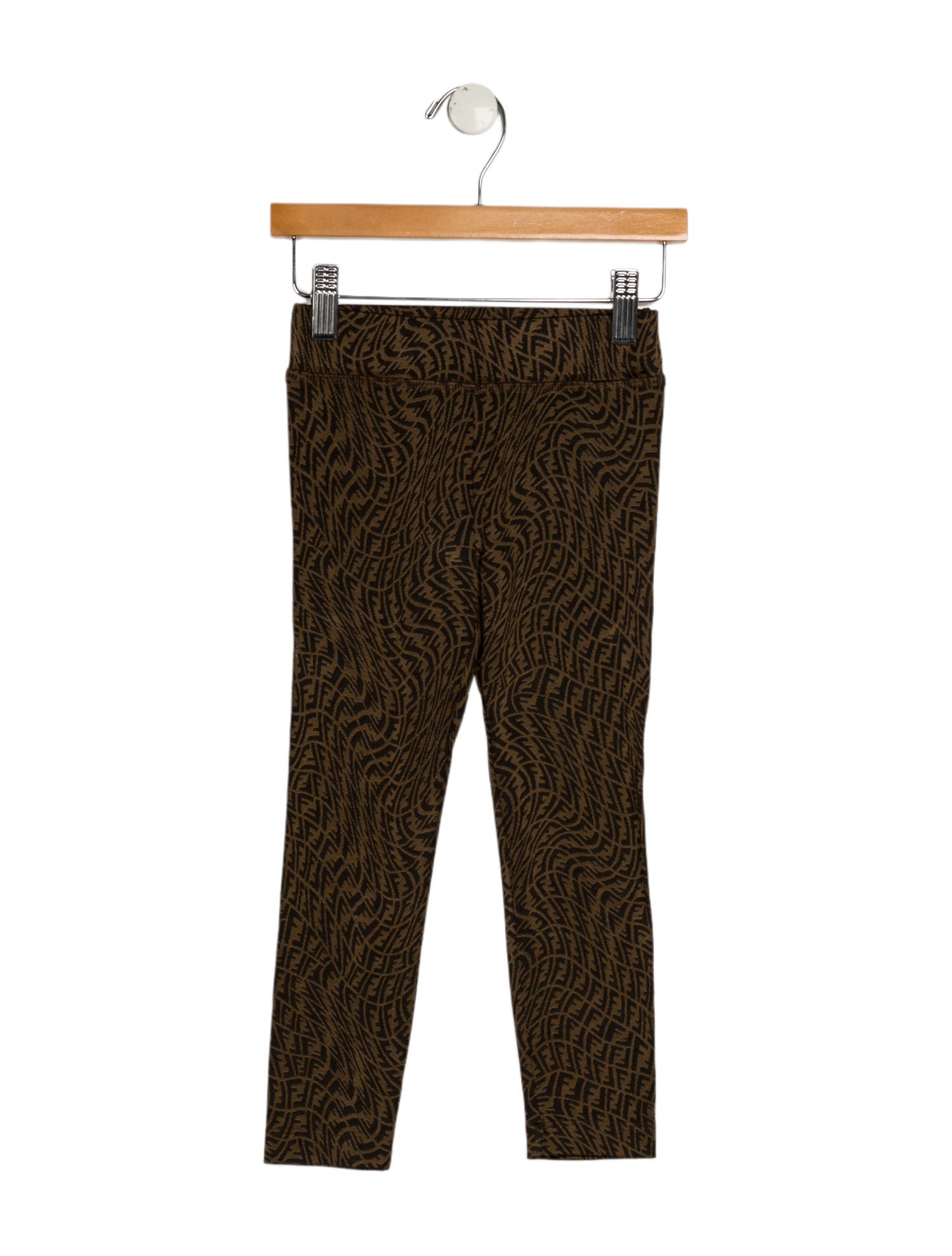 Fendi Toddler Girls' Zucca FF Print Leggings