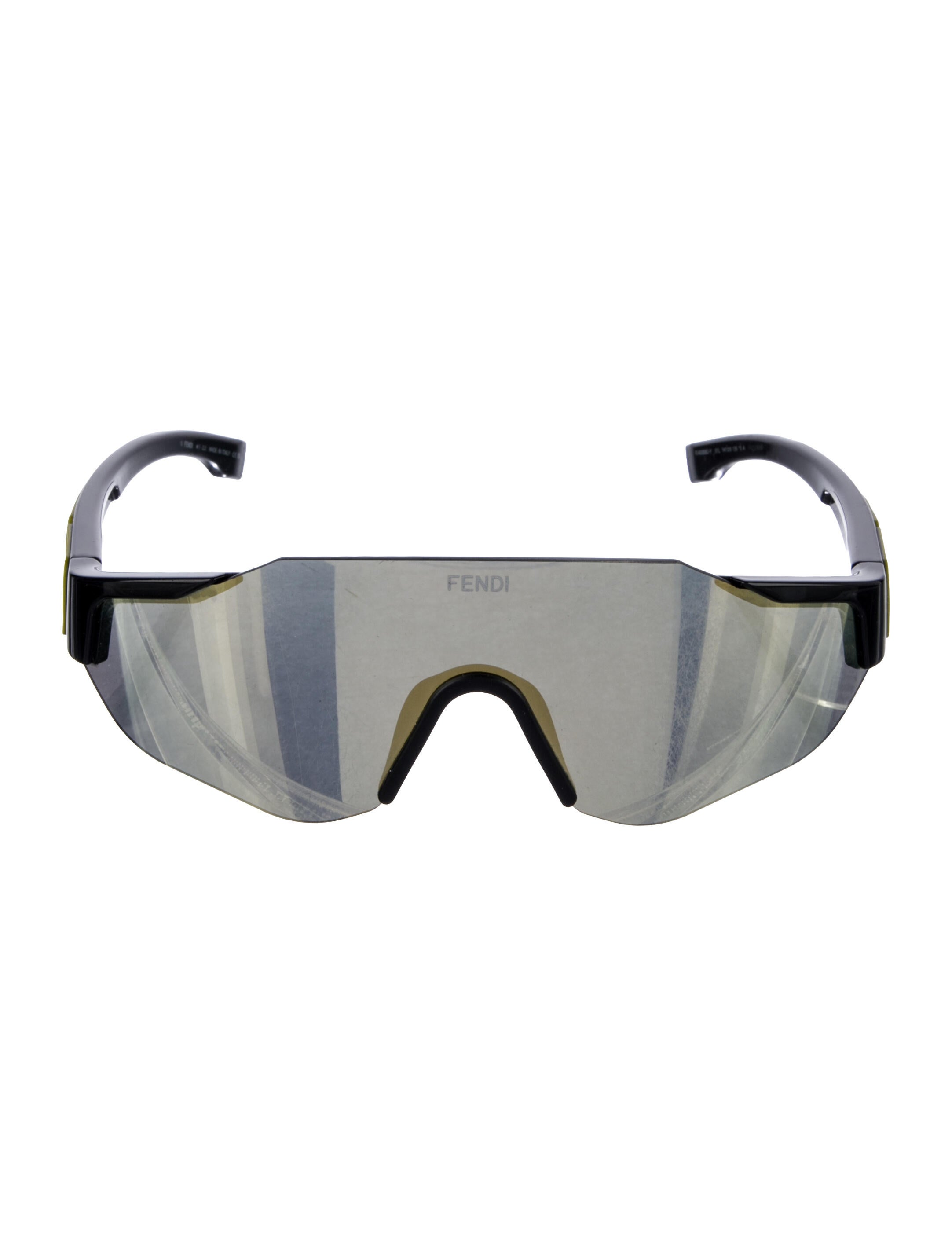 Fendi Shield Mirrored Sunglasses