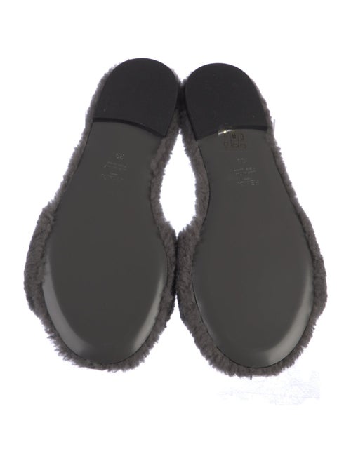 Fendi Shearling Printed Slides