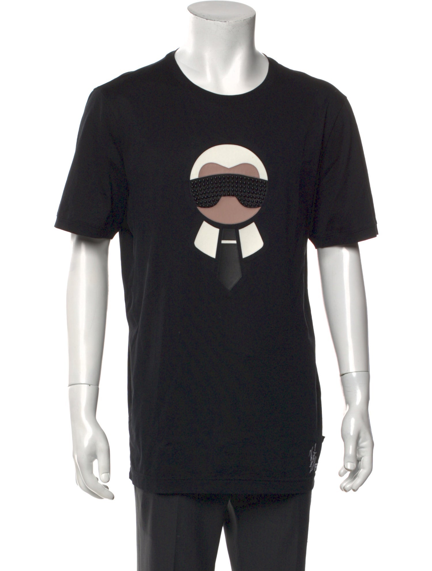 Fendi Graphic Print Crew Neck T-Shirt
