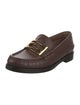 Fendi Zucca FF Logo Leather Loafers