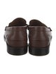 Fendi Zucca FF Logo Leather Loafers