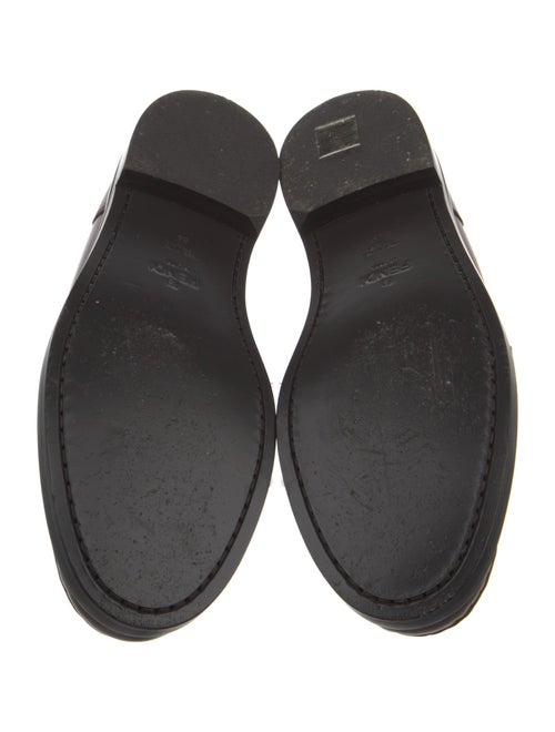 Fendi Zucca FF Logo Leather Loafers