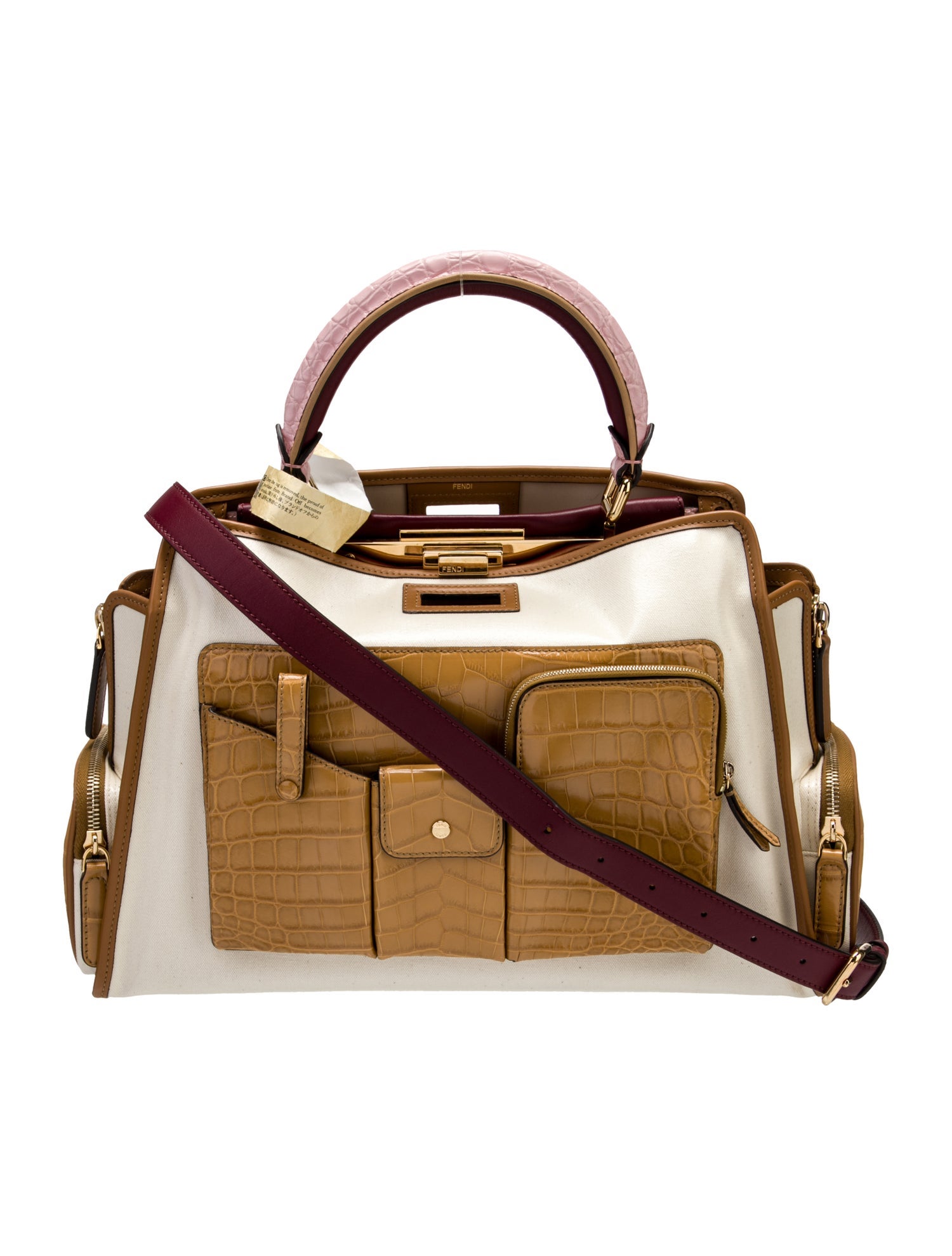 【FENDI】Nano Peekaboo Maxi Handle ★関税送料込み Yoogi's Closet | Small in size, but big in style! The Fendi