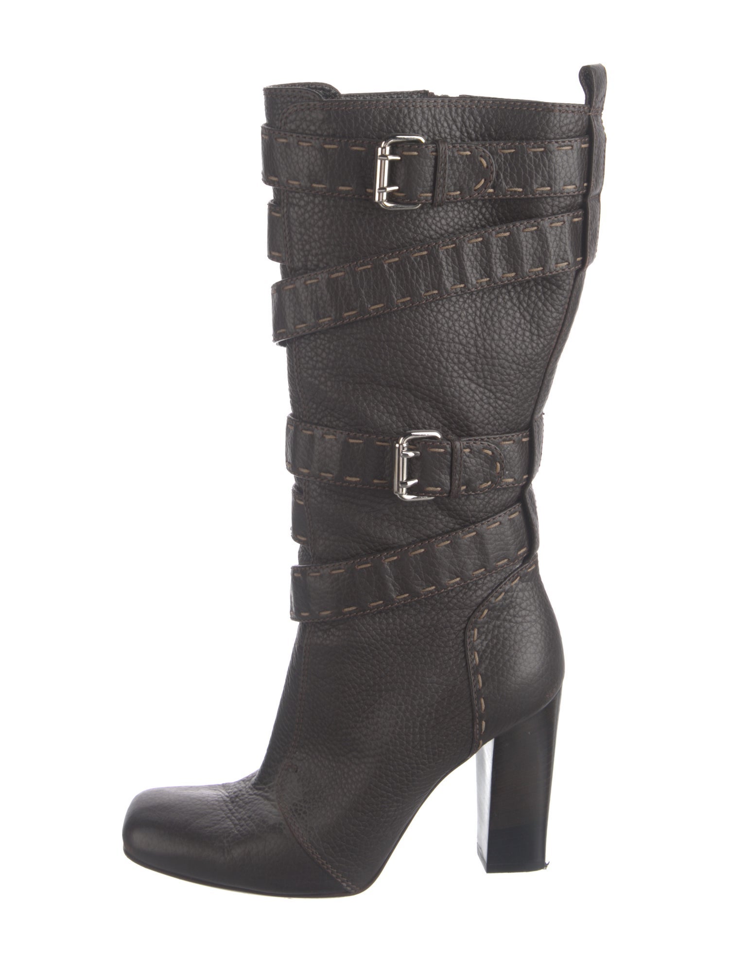 Fendi Leather Boots