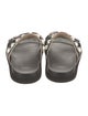 Fendi Leather Studded Accents Slides