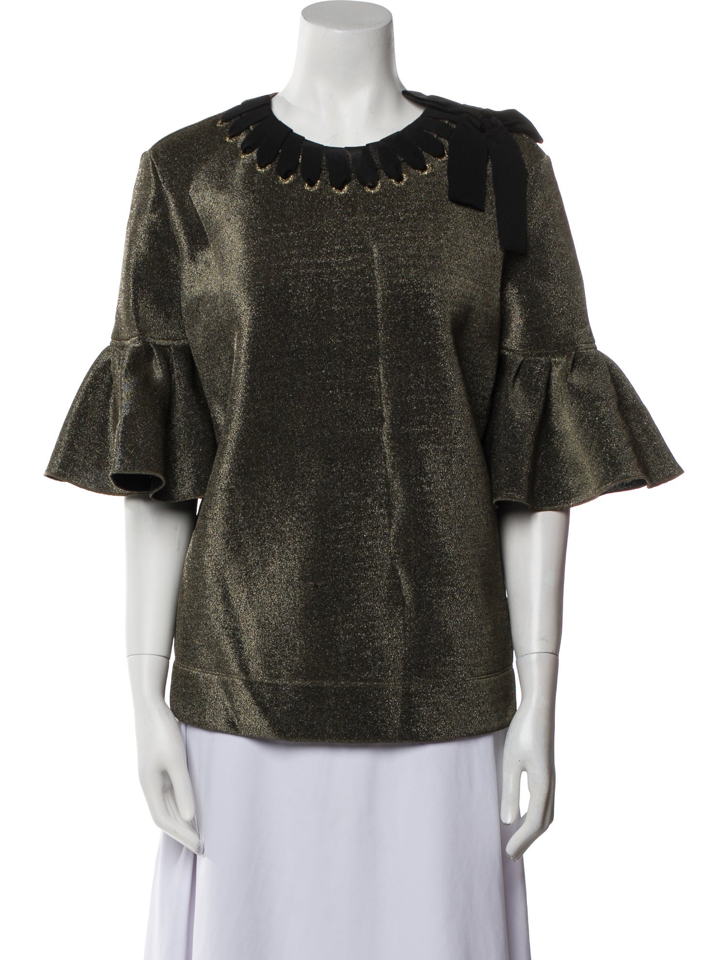 Fendi Crew Neck Short Sleeve Sweatshirt