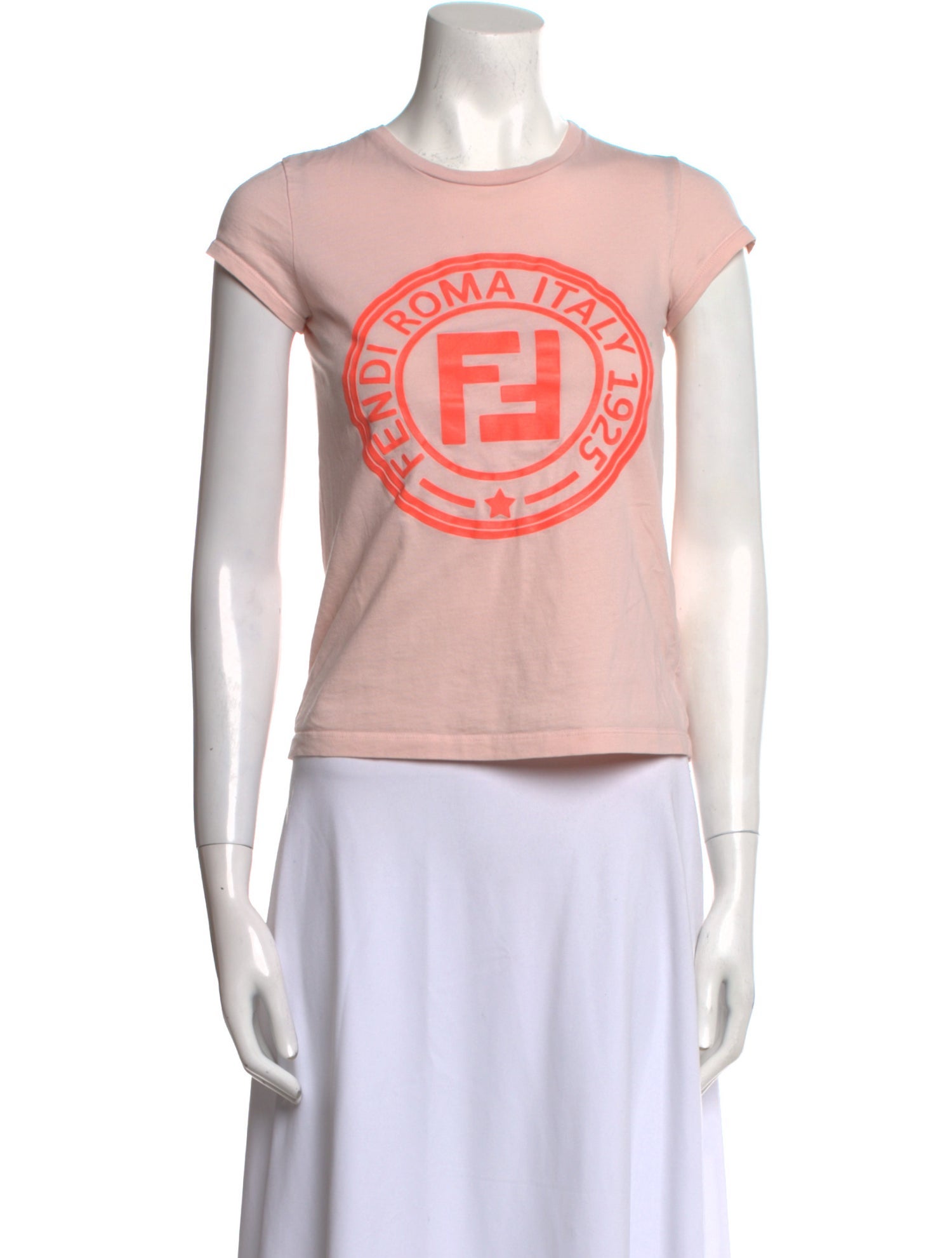 Fendi Kids Girls' Pattern Printed T-Shirt