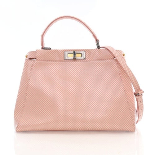 Fendi Leather Peekaboo Medium