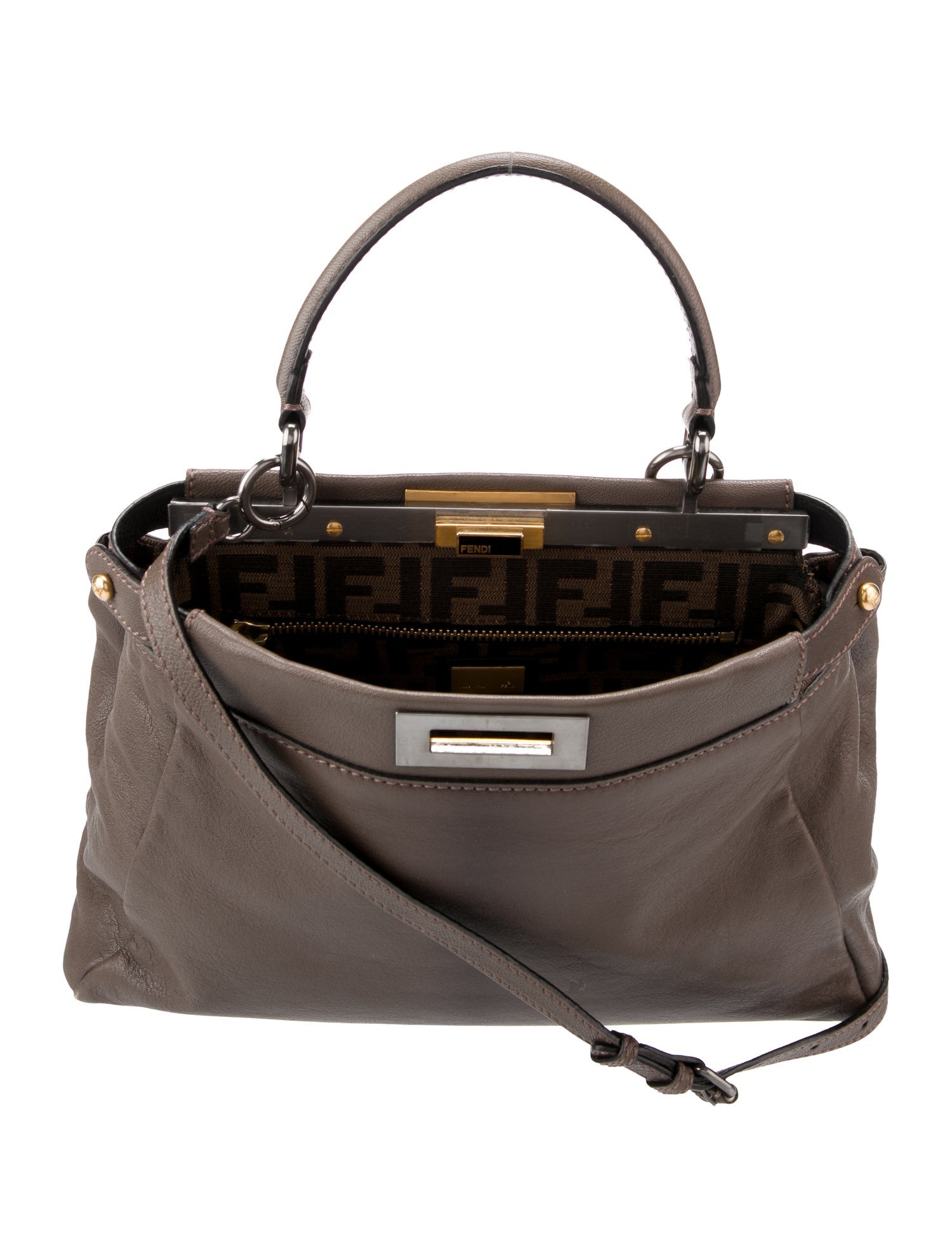 Fendi Leather Peekaboo