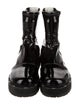 Fendi Patent Leather Combat Boots
