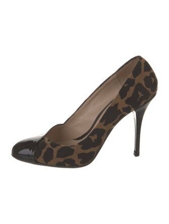 Fendi Canvas Printed Pumps